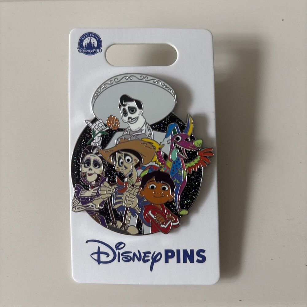 2025 Disney Parks Family Cluster Pin Coco Miguel Dante Ernesto Hector Mama